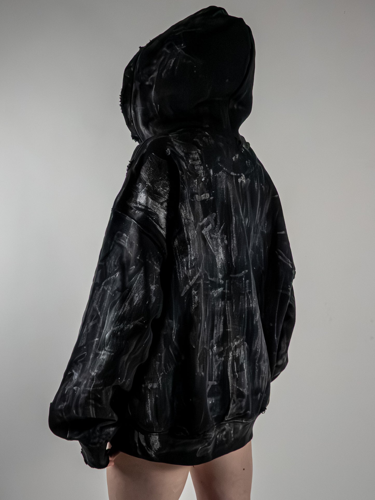White ash Zip hoodie