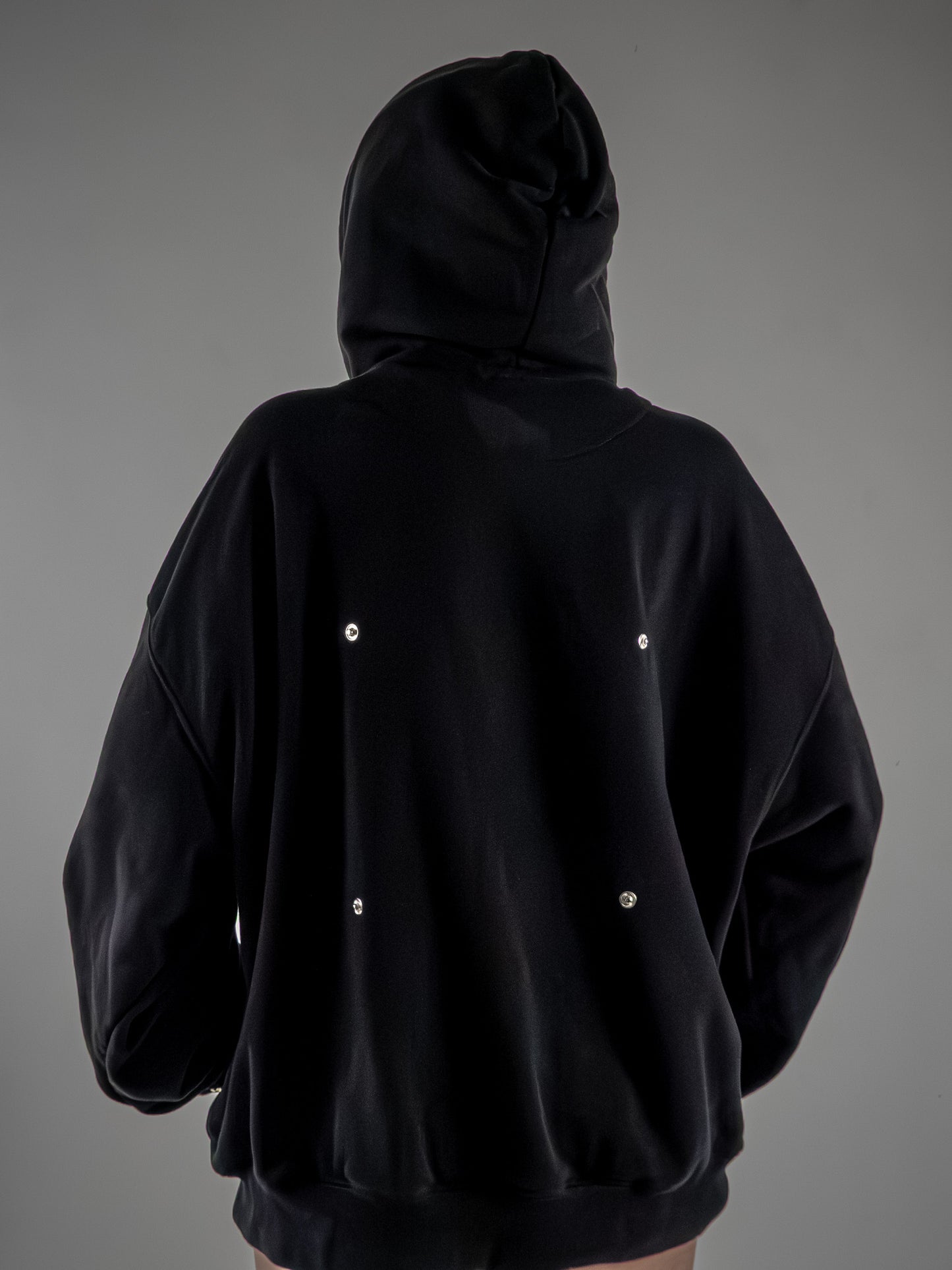 Studded Zip Hoodie